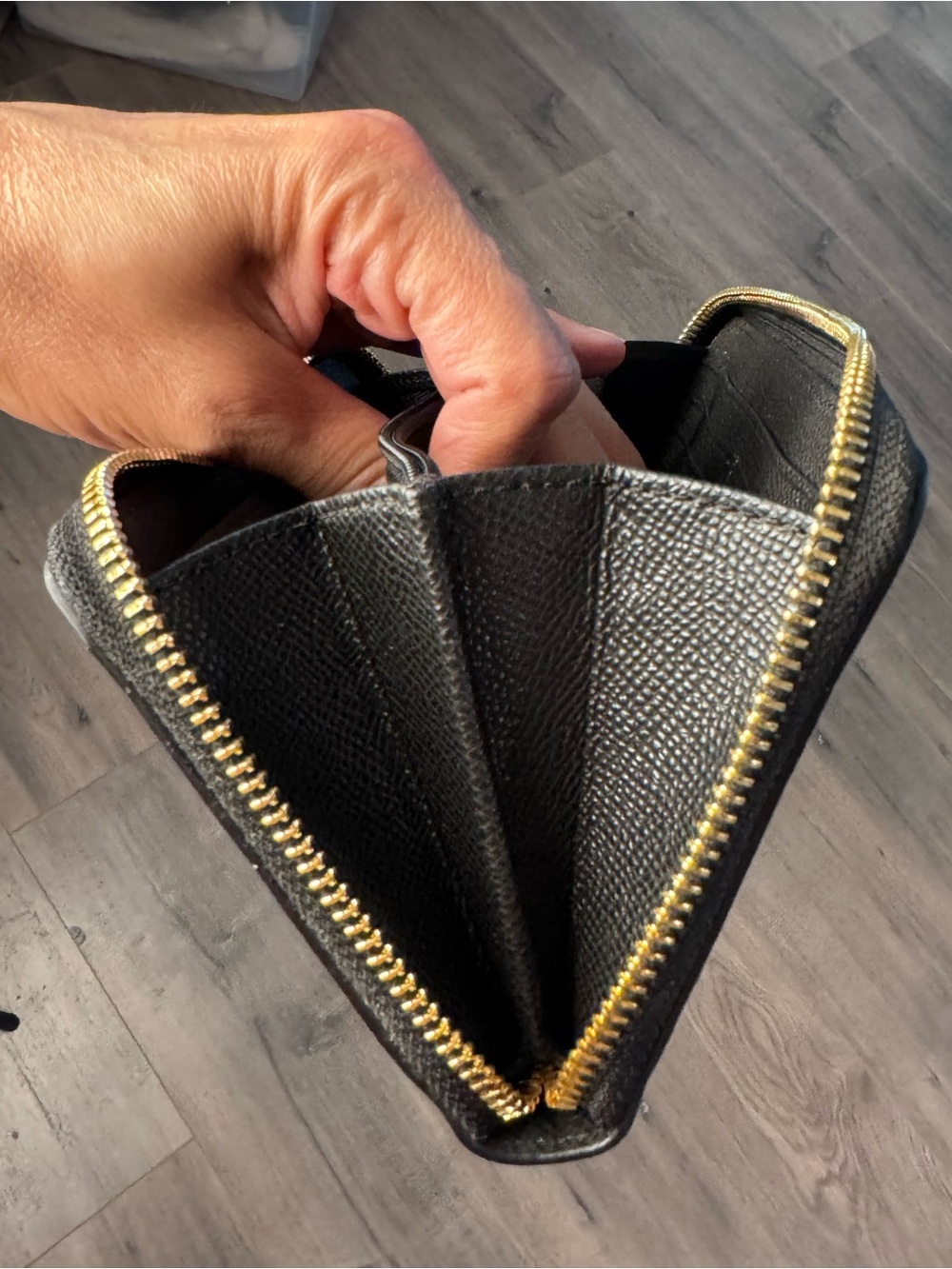 Coach black leather long zip wallet - Picture 9 of 15